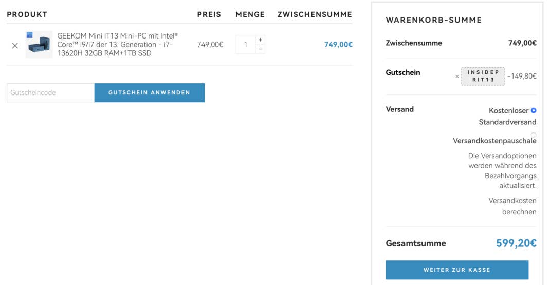 Geekom exklusiver Gutscheincode