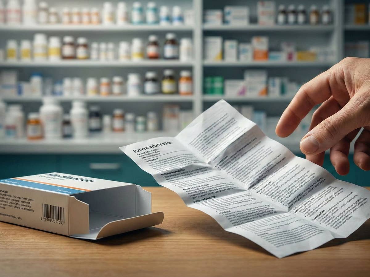 Die EU will den Beipackzettel abschaffen Eine Medikamentenschachtel und ein Beipackzettel auf einem Tisch