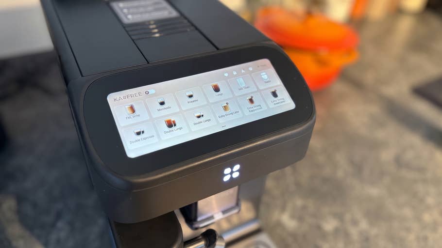 Kaffeemaschinenmenü im Smart-Modus Kaffeemaschinenmenü im Smart-Modus