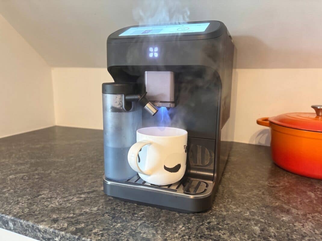Kaffeemaschine reinigt sich