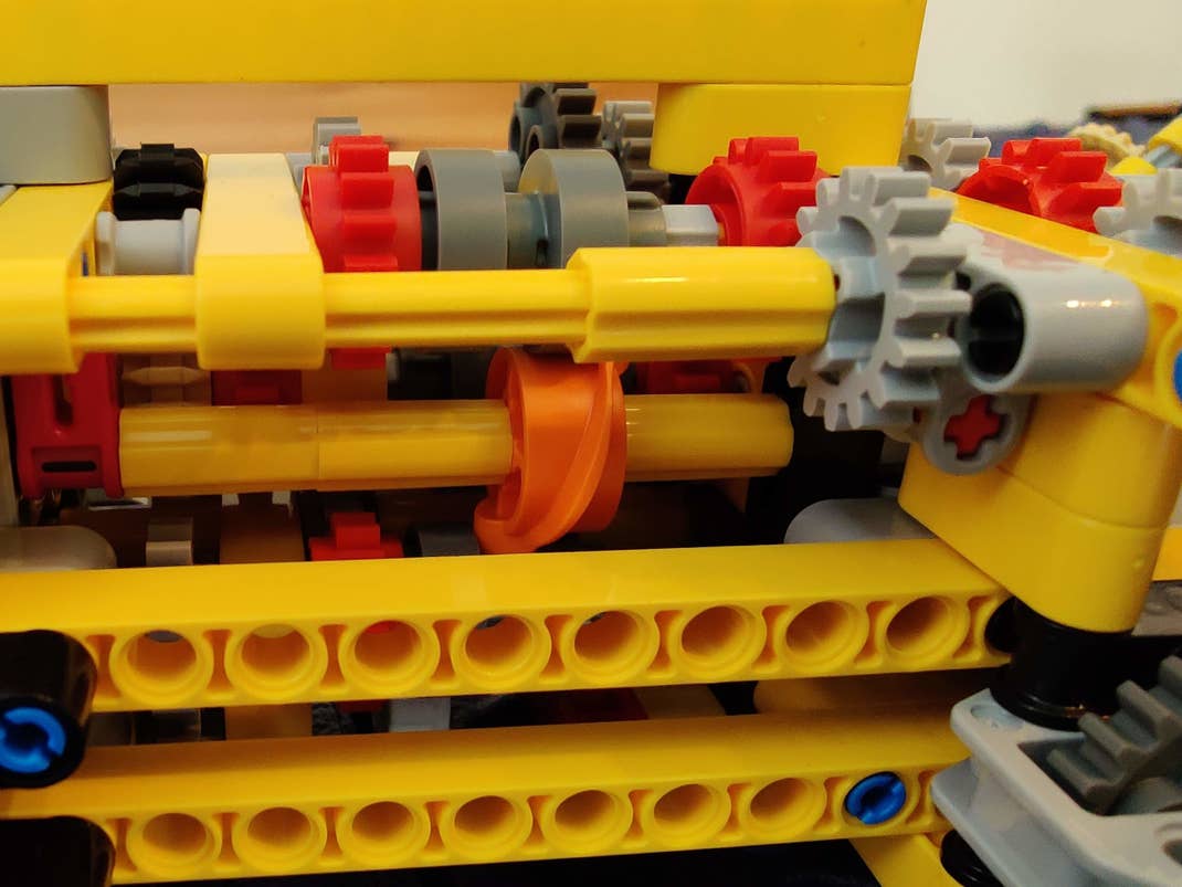 Getriebe des Lego Technic Volvo Dumper 42114