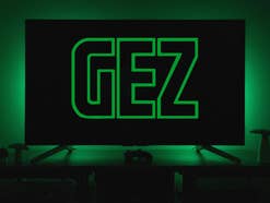 GEZ-Logo auf Fernseher