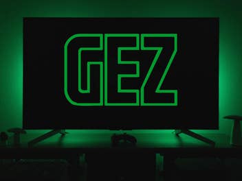GEZ-Logo auf Fernseher