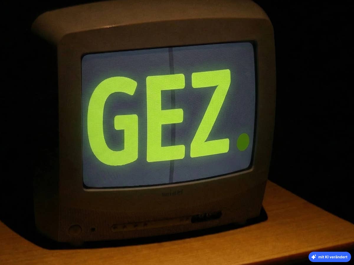 GEZ-Kritiker hatten recht: So urteilt das oberste deutsche Gericht GEZ-Logo auf einem Fernseher