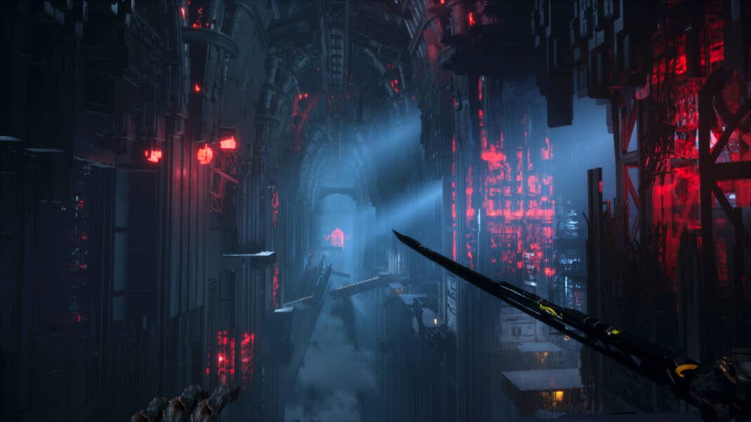 Ghostrunner 2 ist ein brutales Cyberpunk-Game.