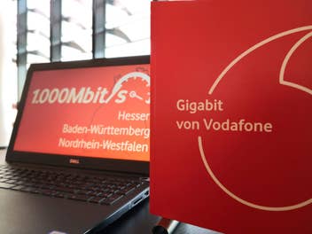 Gigabit-Anschlüsse von Vodafone