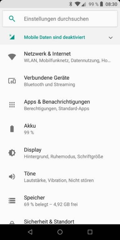 Gigaset GS185 - Menü und Einstellungen