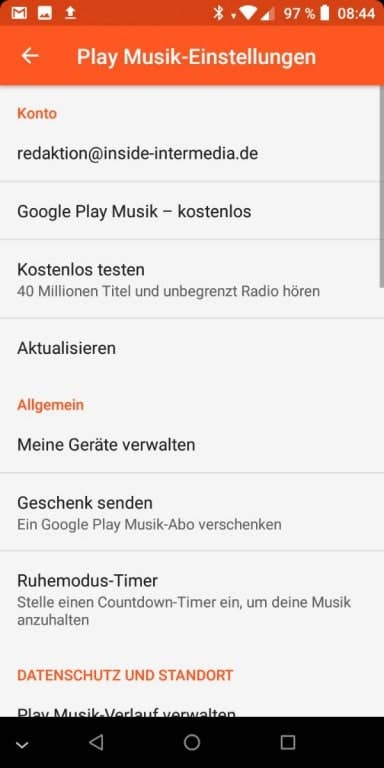 Gigaset GS185 - Musik-App