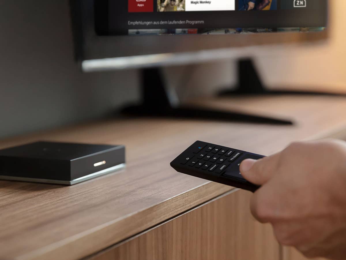 Vodafone tauscht Receiver aus Giga TV Net mit Fernbedienung
