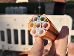 Ein Glasfaser-Leerrohr