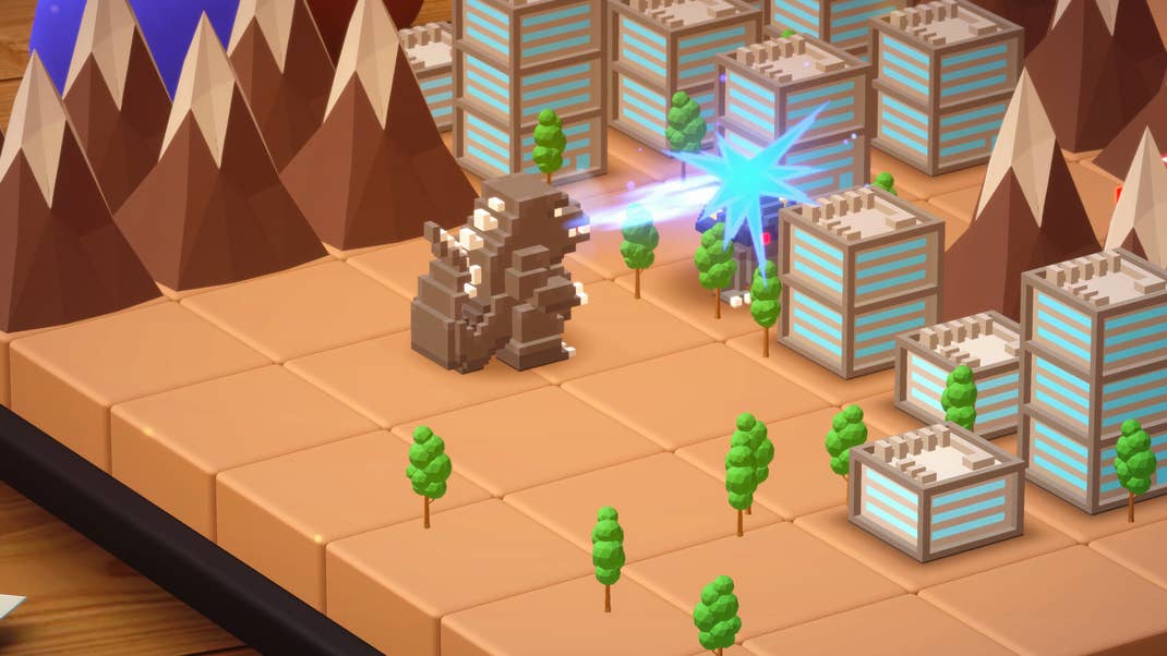 Godzilla Voxel Wars on the Epic Games Store