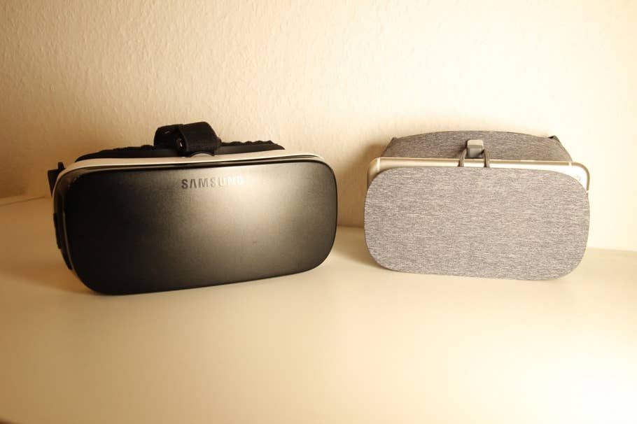 Google Daydream View und Samsung Galaxy Gear VR
