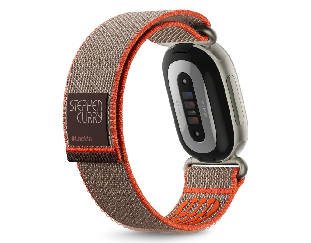 Google Fitbit Edge in der Stephen Curry Edition.