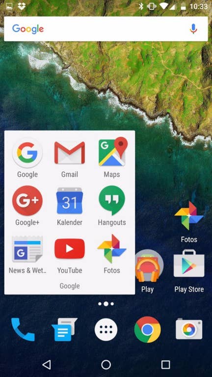 Google Nexus 6P: Screenshots
