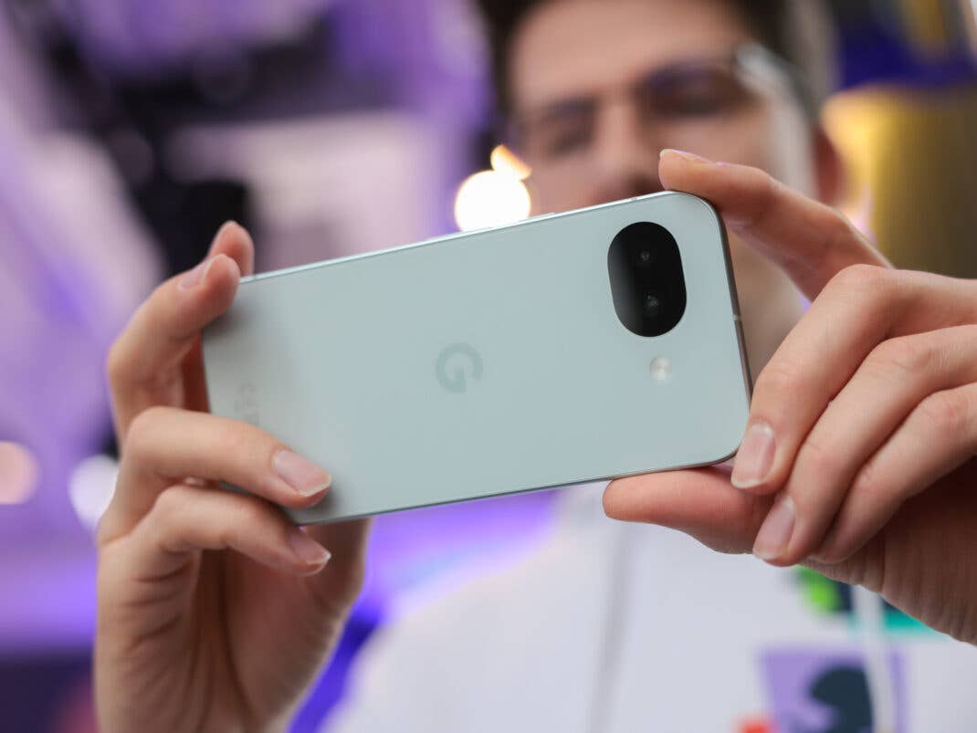 Ich fotografiere mit dem Google Pixel 10a 