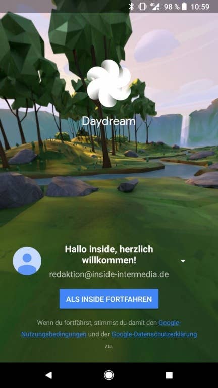 Google Pixel 2 im Test: Das Menü