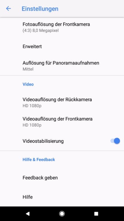 Google Pixel 2 im Test: Die Kamera-App