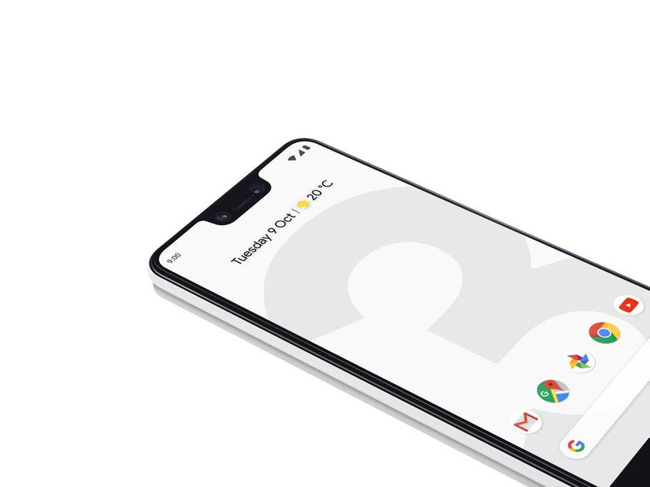 Google Pixel 3 XL liegend