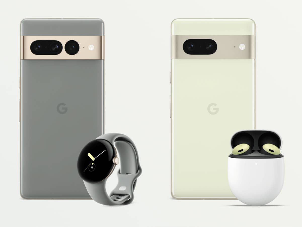 Google Pixel 7 Serie, Pixel Watch und Pixel Buds Pro Kopfhörer