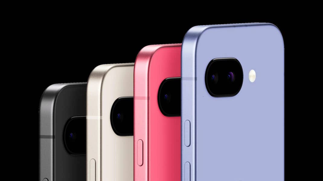 Google Pixel 9a ist in diesen Farben verfügbar.
