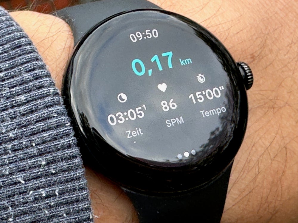Google Pixel Watch Test - Sportmodus