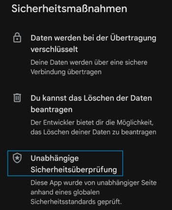 Google Datenschutz SIcherheit Apps