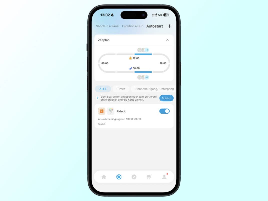 Screenshot aus der Govee-App