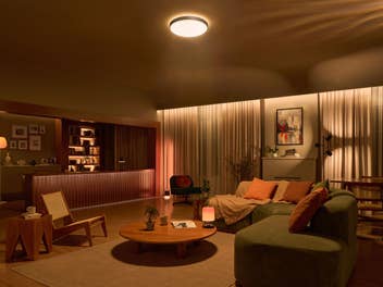 Govee smarte Lampen in einem Wohnzimmer