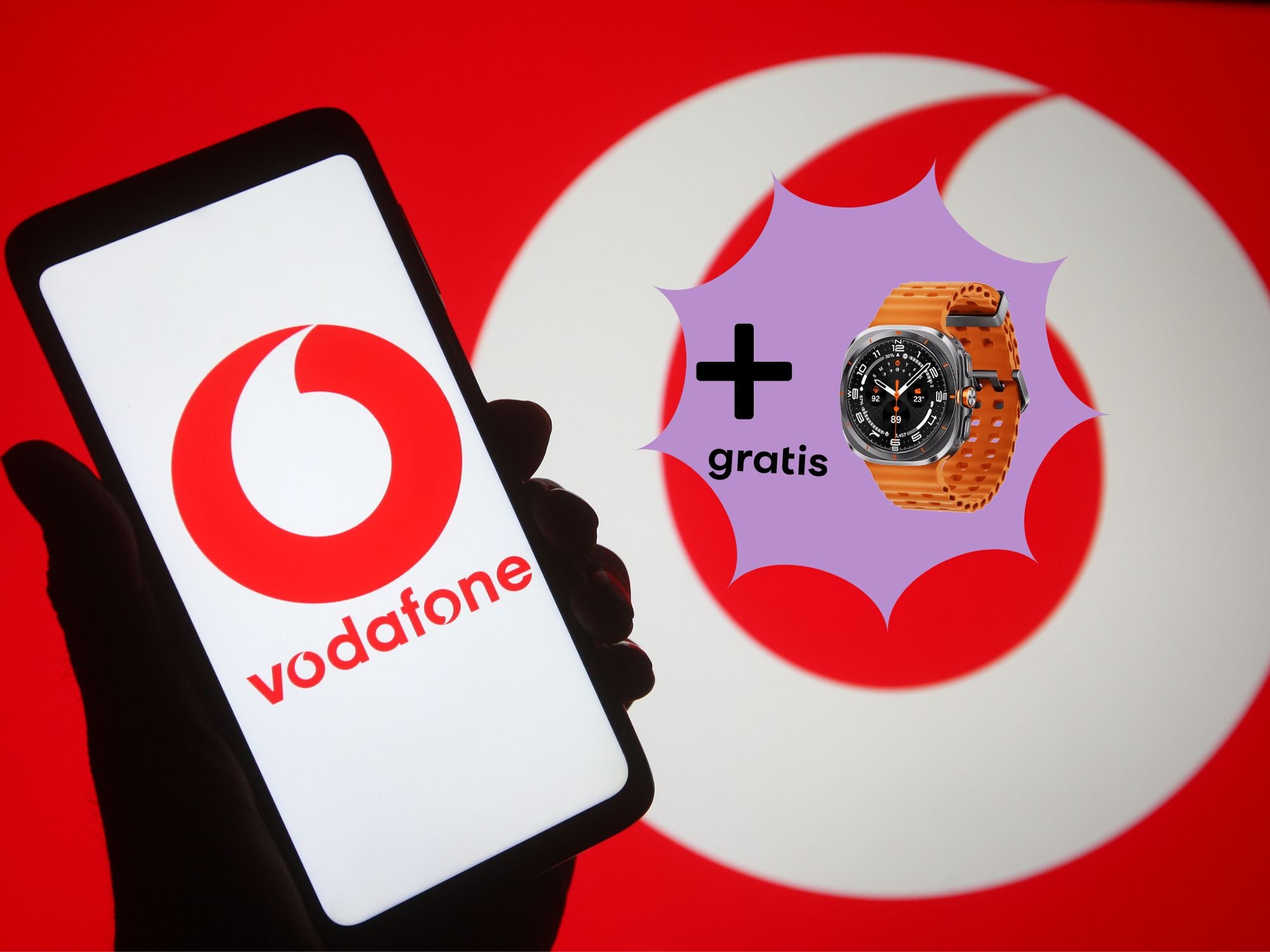 Vodafone verschenkt 400-€-Smartwatch von Samsung: So kommen Kunden dran