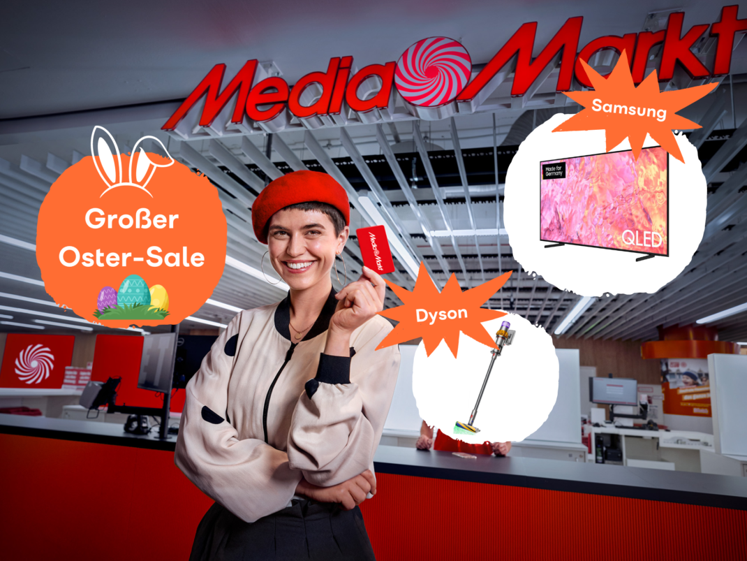 #Riesiger Oster-Sale: MediaMarkt feiert starke Angebote mit Dyson, Sony, Samsung & Co.