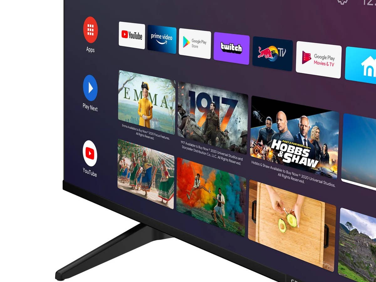 Großer Fernseher mit Android TV günstig im Angebot Großer Fernseher mit Android TV günstig im Angebot