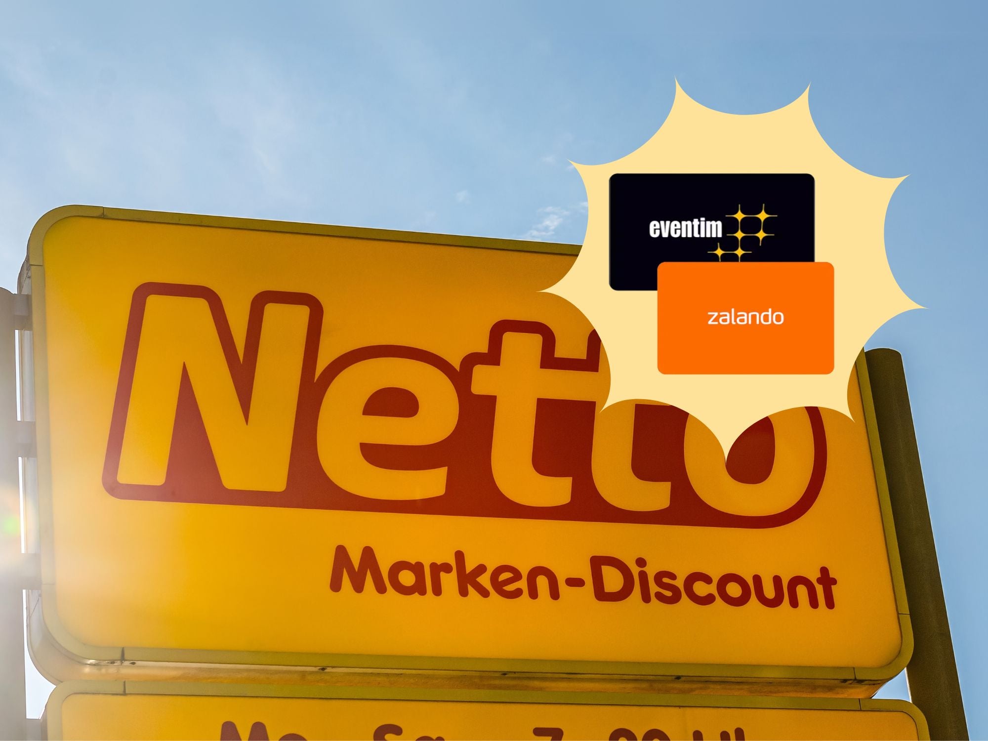 #Geheimtipp: Netto verpasst Geschenkgutscheinen für eventim & mehr 15 % Rabatt