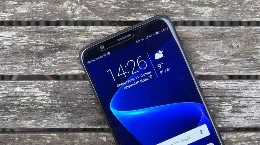 Hands-On-Bilder des Honor View 10 in schwarz