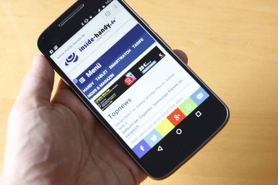 Hands-On-Bilder Lenovo Moto G4