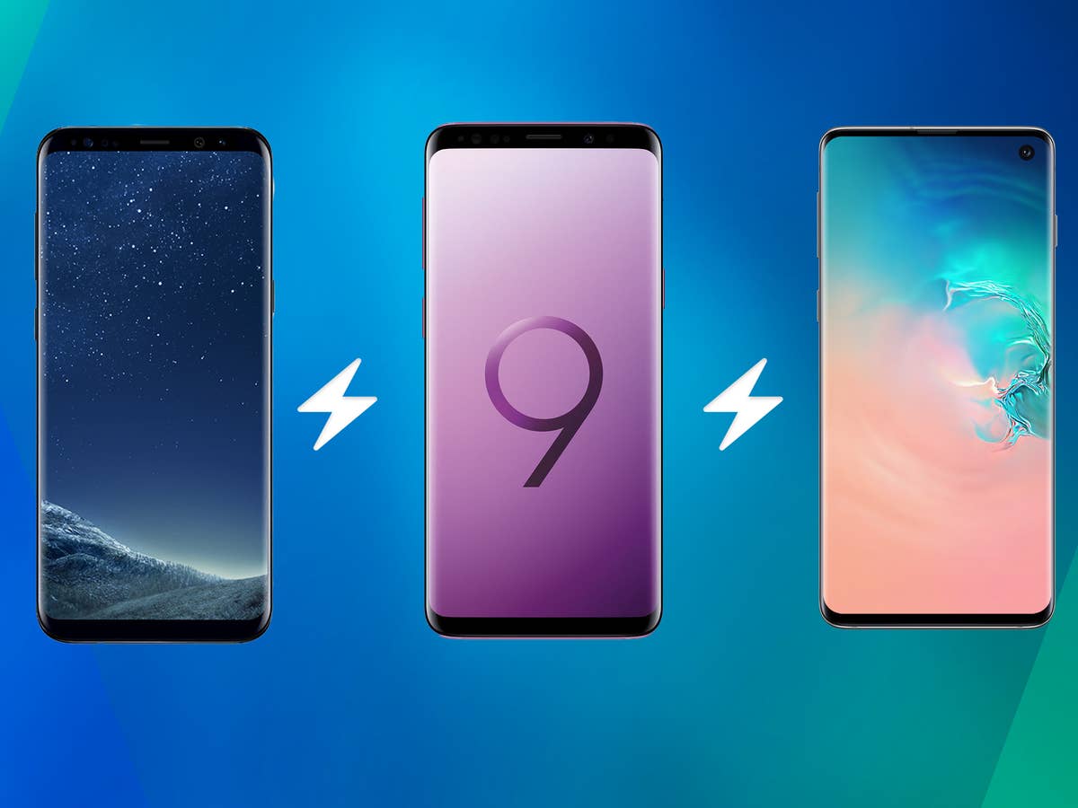 Samsung Galaxy S8,, S9 und S10 im Vergleich