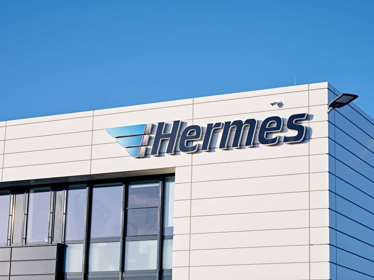 Außenaufnahme des Hermes Logistik-Centers in Mainz