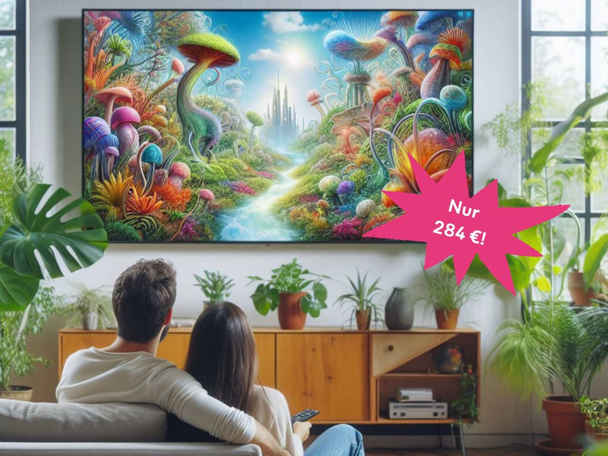 Hier kommst du jetzt für nur 284 Euro an einen 4K-TV mit 55 Zoll