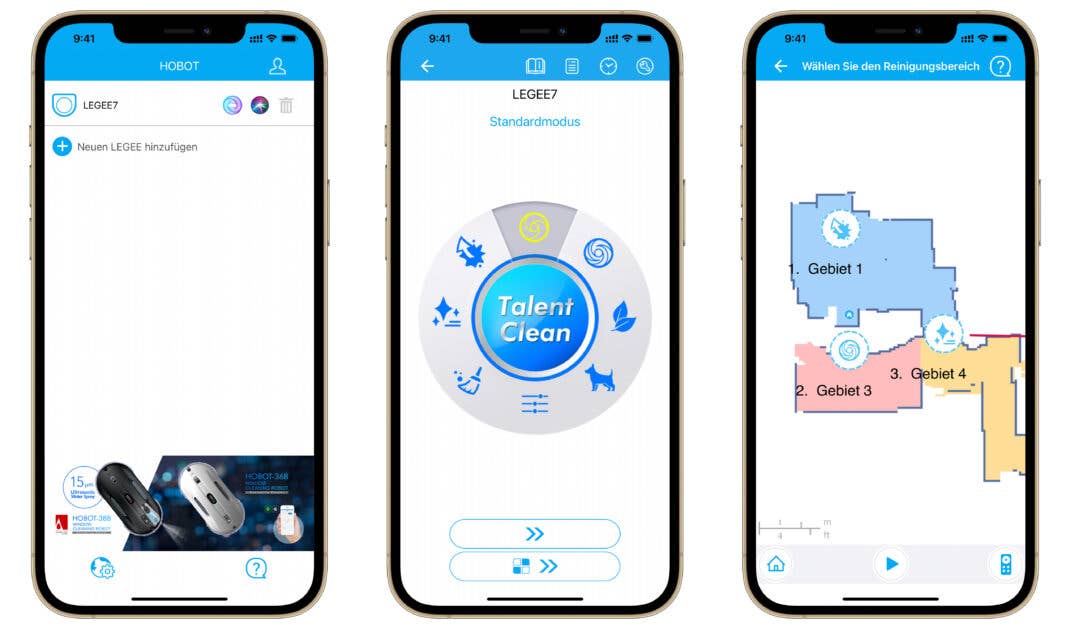 Die Hobot Legee 7 App im Test
