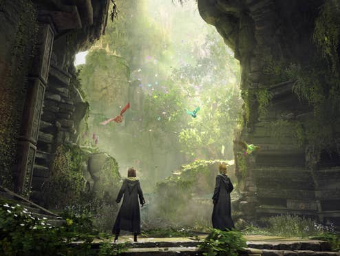 Hogwarts Legacy Screenshot im Epic Games Store.