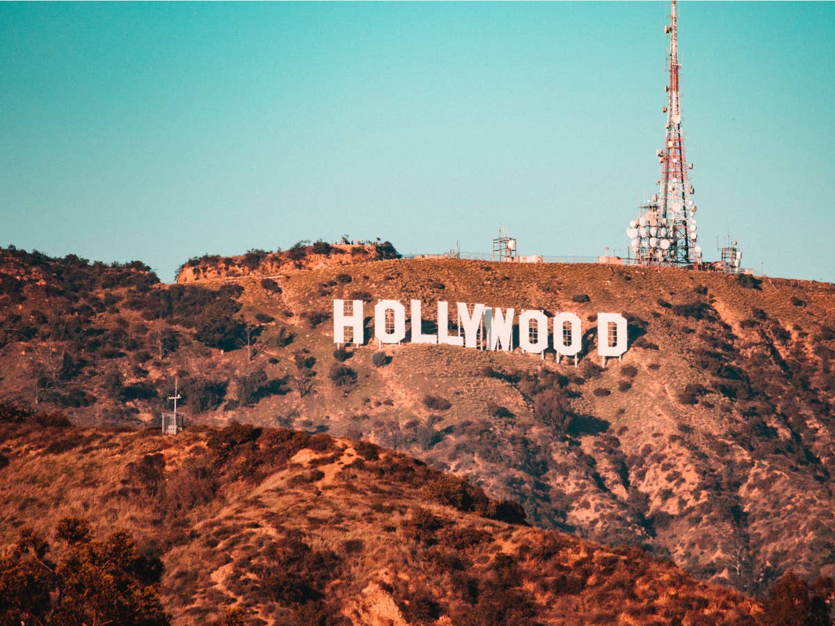 Das Hollywood Zeichen in den Hollywood Hills.