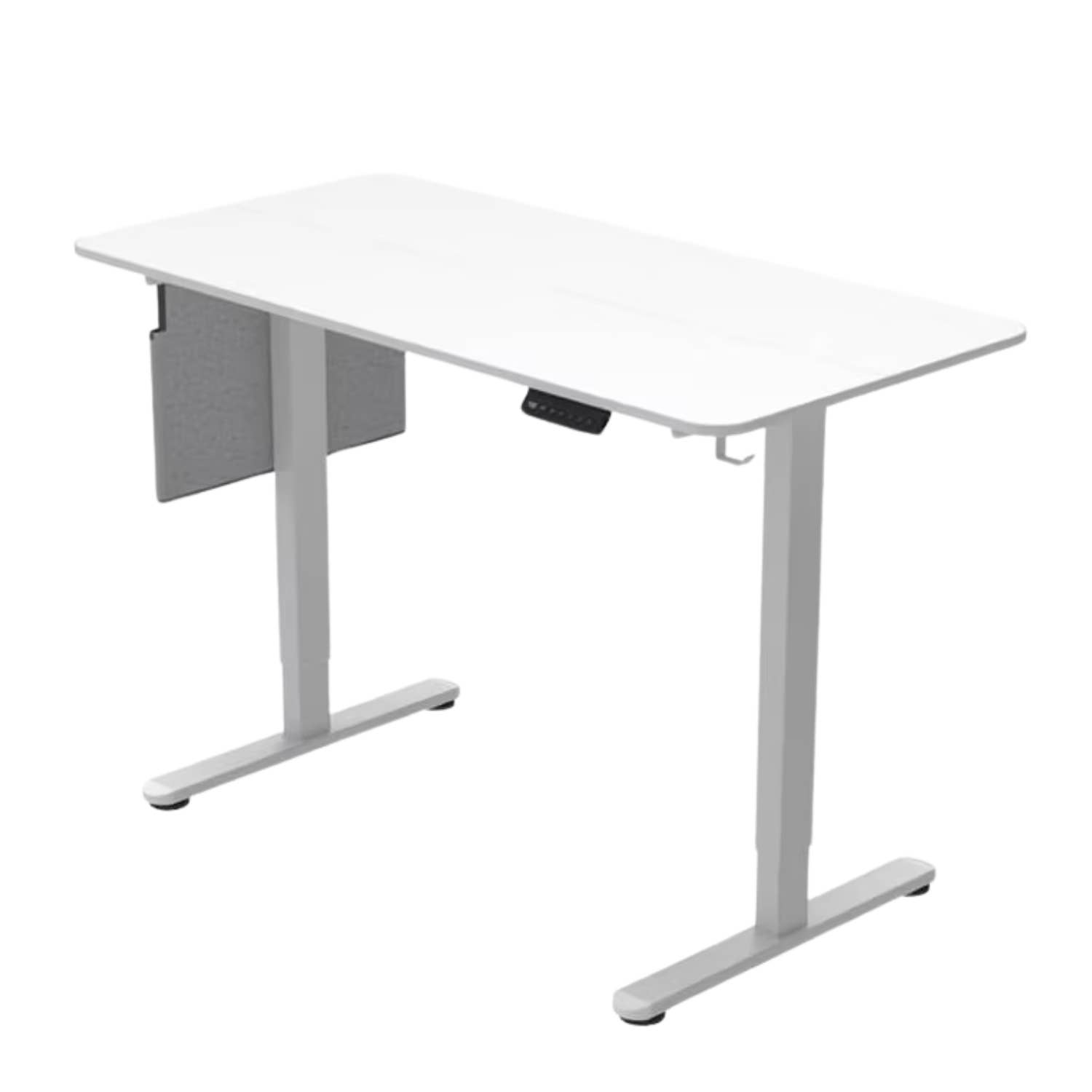 HOME DELUXE Höhenverstellbarer Schreibtisch ELMO Weiß