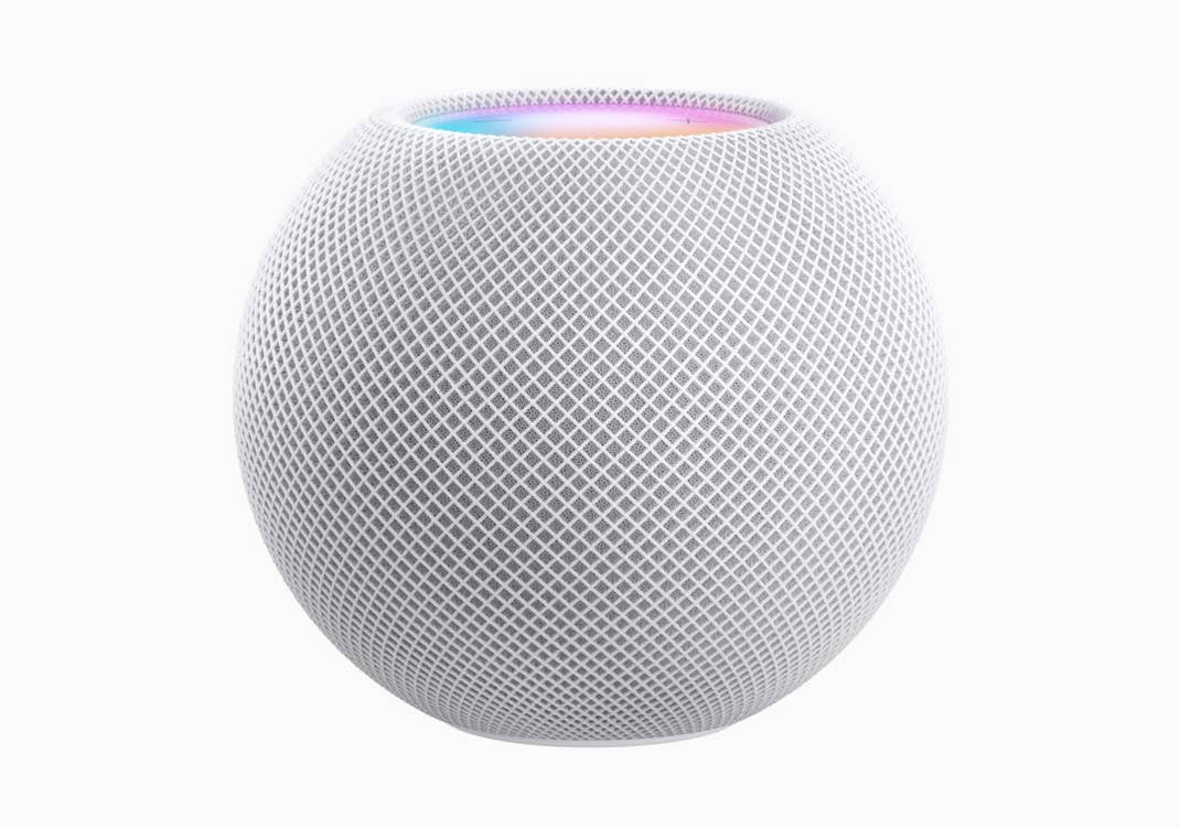 der HomePod mini in weiß