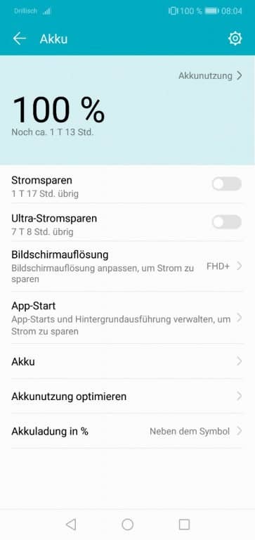 Honor 10 im Test: Screenshots