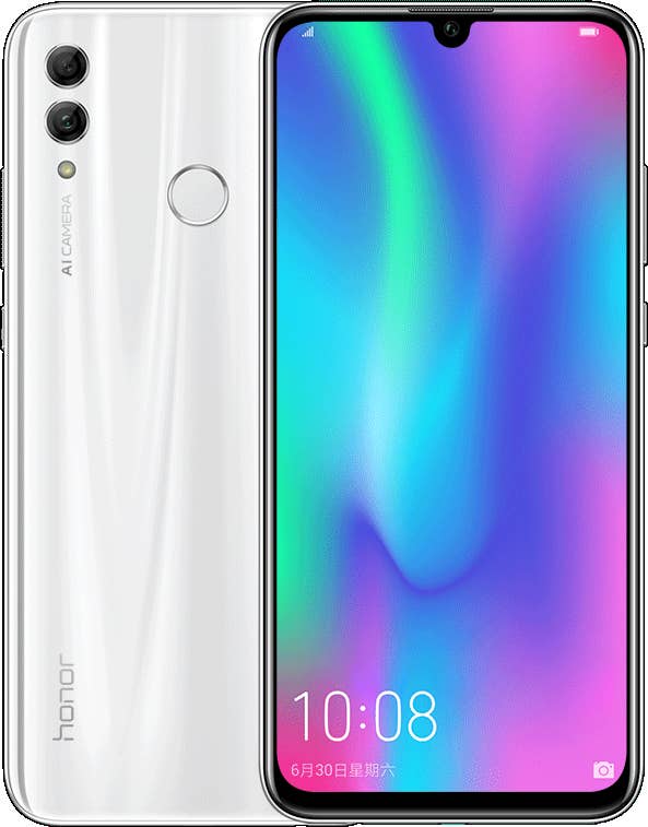 Das Honor 10 Lite im Silber