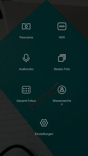 Honor 4x Kamera-Einstellung Honor 4x Kamera-Einstellung
