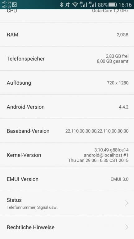 Honor 4x: Screenshots