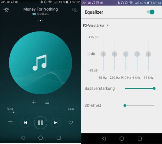 Honor 5x Musik