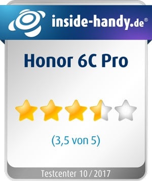 Honor 6C Pro im Test: 3,5 von 5 Sternen