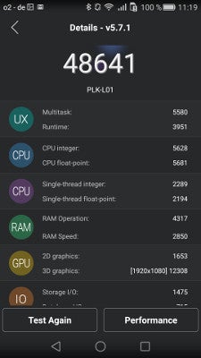 Honor 7 Antutu-Benchmarktest