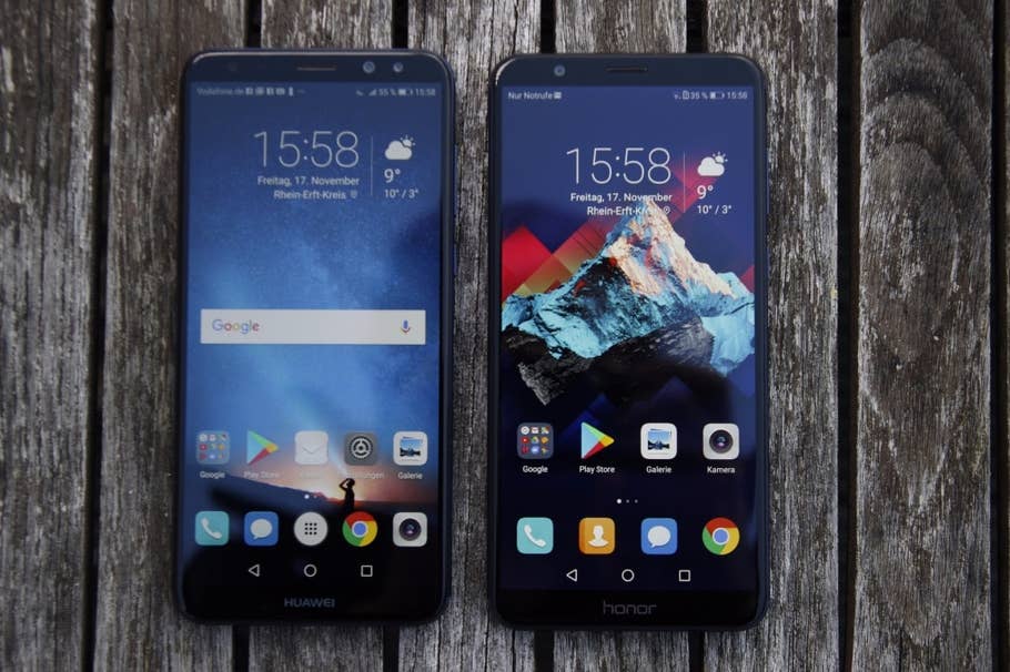 Honor 7X und Huawei Mate 10 Lite im Vergleich